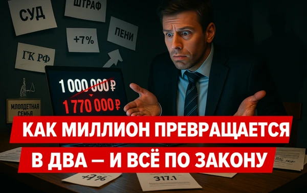 Задолжал миллион — вернёшь два!! Почему бизнесу сейчас опасно не платить вовремя..
